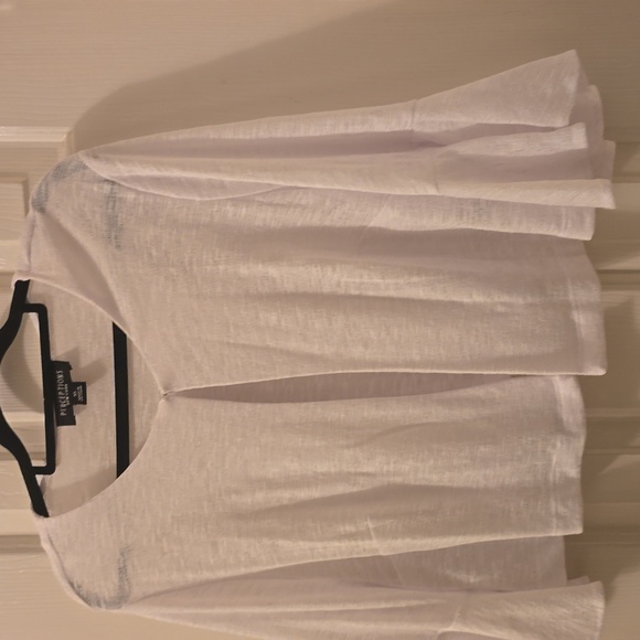 PERCEPTIONS BRAND WOMEN'S WHITE SHORT OPEN CARDIGAN SHRUG SIZE XL - Picture 7 of 16